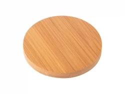 Round Bamboo Coaster (9.5cm)