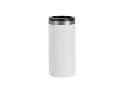 Esfriador de Latas Fino Inox 12oz/350ml Recubrimento em Pó (Branco, Recubrimento Mate Sublimação)Quantidade mínima:500uds
