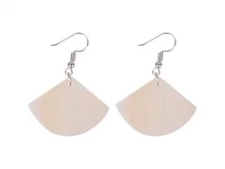 Brincos Concha Leque (20*35mm)