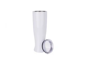 Sublimation 25oz/750ml Vase Shaped Pilsner Style Beer Tumbler (White)