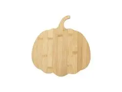 Engraving Bamboo Cutting Board (27*28*1.5cm,Pumpkin Shape)