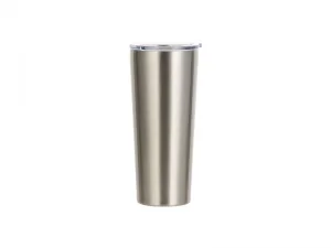 Sublimation 22oz/650ml Stainless Steel Tumbler (Silver)