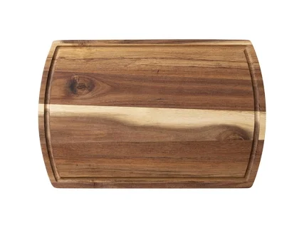 Engraving Blanks Acacia Wood Rectangle Cutting Board w/ Slot (L)