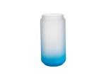 Sublimation 18oz/550ml Glass Mugs Gradient Light Blue