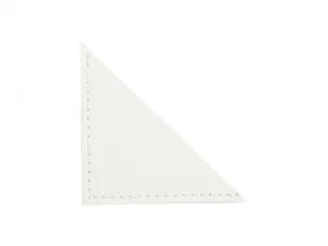 Sublimation Blanks PU leather Bookmark(6*6*0.1cm,white)