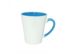 Sublimation 12oz Inner Rim Color Mug (Light Blue)