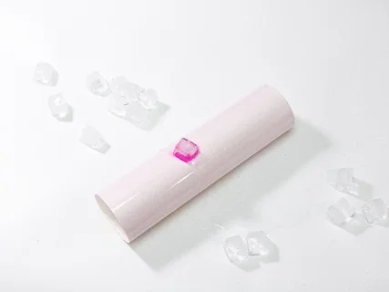 Adhesive Cold Color Changing Vinyl(Clear to Pink, 12in*12 in)