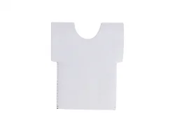 Sublimation T-Shirt Shaped Neoprene Bottle Cooler(11.5*13.5cm) MOQ: 200pcs