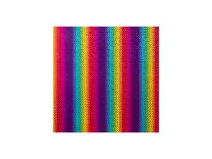 Adhesive Holographic Rainbow Vinyl(Twill Pattern, 12in*12 in)