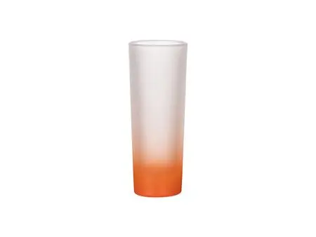 3oz Sublimation Shot Glass (Gradient Color Orange)