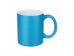 Sublimation 11oz/330ml Glitter Mug (Blue)