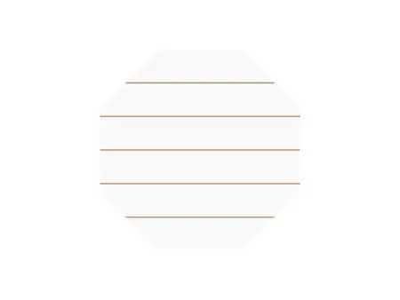 Sublimation Blanks Hexagon MDF Sign w/ Stripes (25.4*25.4*1.5cm)
