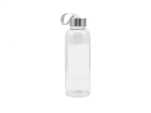 Sublimation 420ml Glass Bottle with Square White Patch