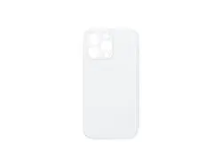 Sublimation Blanks iPhone 14 Pro Max Cover w/o  insert (Rubber, White)