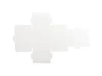 Sublimation Blanks Square Tissue Box w/Small Oval Mouth (10*10*10cm)