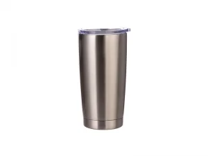 20oz Sublimation Blank Stainless Steel Tumbler (Silver)