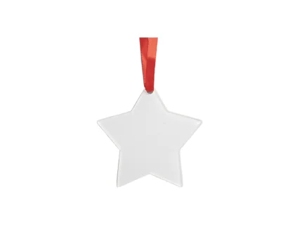 Sublimation Acrylic Ornament(Star, 7.6*7.6*0.2cm)