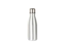 17OZ/500ml Aluminium Cola Shaped Sublimation Sports Water Bottle (Silver).