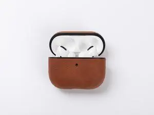 Engraving Blanks AirPods Pro Headphone Charging Box Cover(Dark Brow/Black)