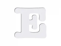 Sublimation HB Letters - E  (MOQ: 36)
