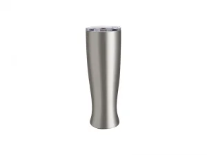 Sublimation 25oz/750ml Vase Shaped Pilsner Style Beer Tumbler (Silver)