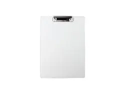 Sublimation PU Leather Clipboard with Metal Clip (White, A4 size)