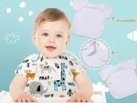 Sublimation Blanks Clothes-Shaped Baby Bib (White)