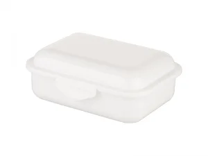Plastic Lunch Grid Box(White)