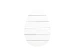 Sublimation Easter Egg Shaped MDF Sign w/ Stripes (27*38*1.5cm)