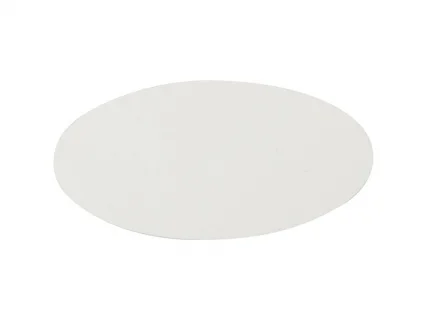 Sublimation Plastic Name Badge (Oval, 3.8*7.6cm)