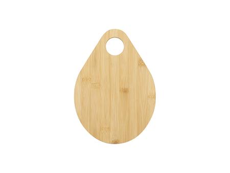 Engraving Bamboo Cutting Board (20*28*1cm,Drop Shaped w/ Small Hole)