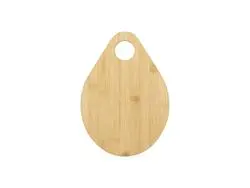 Engraving Bamboo Cutting Board (20*28*1cm,Drop Shaped w/ Small Hole)