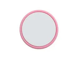 Sublimation Blanks Silicone Straw Cover w/ Insert(Pink,Round)