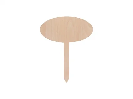 Sublimation Plywood Garden Stake (Oval, 20*25cm)