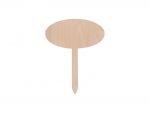 Sublimation Plywood Garden Stake (Oval, 20*25cm)