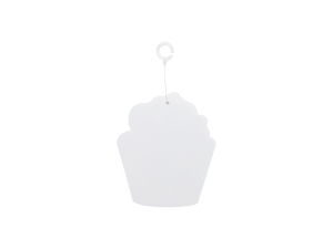 Sublimation PET Ornament (Cup Cake Shape, 7.6*8.9cm)