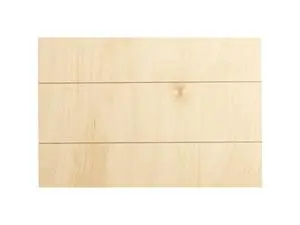Sublimation Blanks Rectangular Plywood Sign w/ Stripes (25*20*1.5cm)