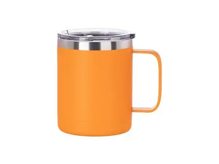 12oz/360ml Powder Coated Stainless Steel Mug(Orange)