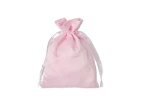 Sublimation Pink Satin Drawstring Bag(16*23cm)