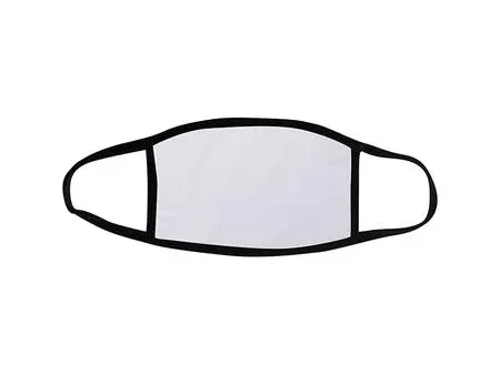 Sublimation Face Mask Double Layers(Black Edge, 11.5*18cm)
