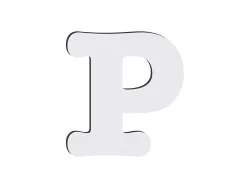 Letras HB sublimação -P (10*10cm)