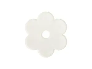 Sublimation Blanks Acrylic Name Tag (8.1*8.1*0.4cm,Peach Blossom Shape)