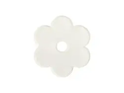 Sublimation Blanks Acrylic Name Tag (8.1*8.1*0.4cm,Peach Blossom Shape)