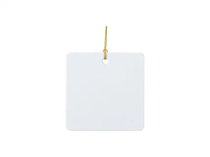 Sublimation Blanks Plastic Square Ornament(6.8*6.8cm)