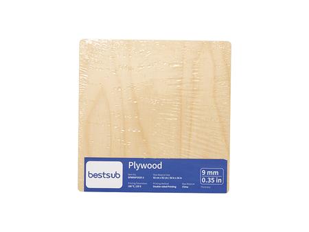 Sublimation Blanks Plywood Sample 2PK  (20*20*0.9cm, 7.87&quot;*7.87&quot;*0.35&quot;)
