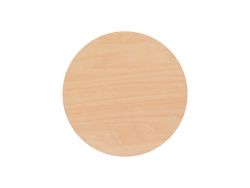 Porta-Copos Sublimação Redondo Madeira compensada  (φ9.5cm)