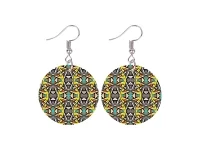 Sublimation Round Shell Earring (φ30mm)