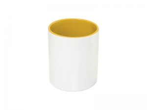 Sublimation 11oz Pencil Holder (Yellow)