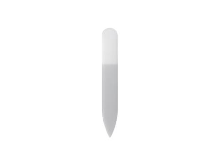 Sublimation Glass Nail File w/ PVC cover (Pointed tip)
