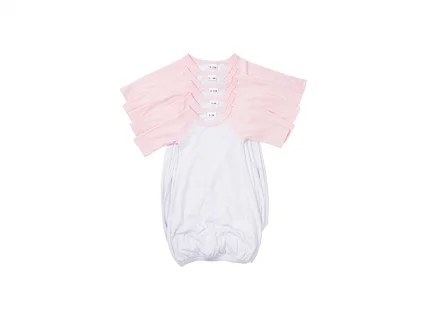 Pijama Bebé Manga Larga Raglán Talla S (Rosa,0-3M)